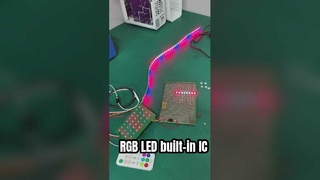 Addressable RGB LEDs with built-in IC customized design