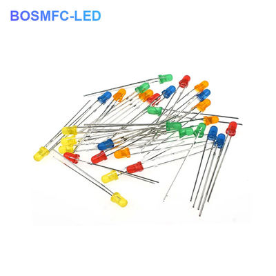3mm Through Hole LED all colors F3 dip led Practical For Indoor Lighting