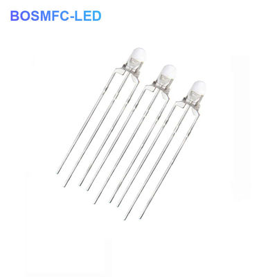 Bi Color 3mm Through Hole LED Multifunctional 20mA Red &amp; Green Light