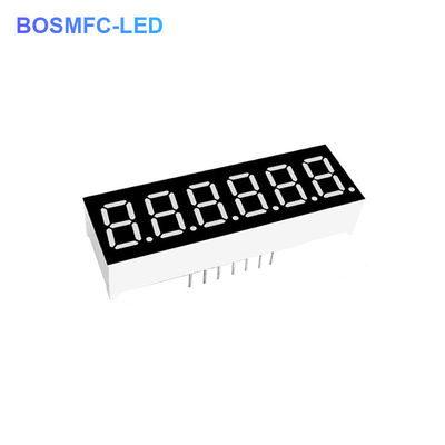 Electronics 7 Segment Display White 0.36 Inch 6 Digits Durable
