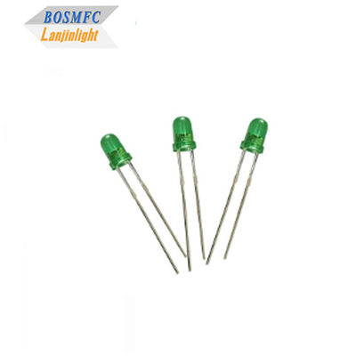 3mm dip led Green Light LED Light Emitting Diode 5V Wavelength 520nm-535nm