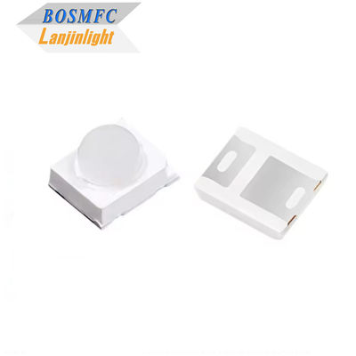 Small View Angle 30 Degree 60 Degree 6000mcd Blue 2835 SMD LED With Dome Lens For Traffic LED Signs