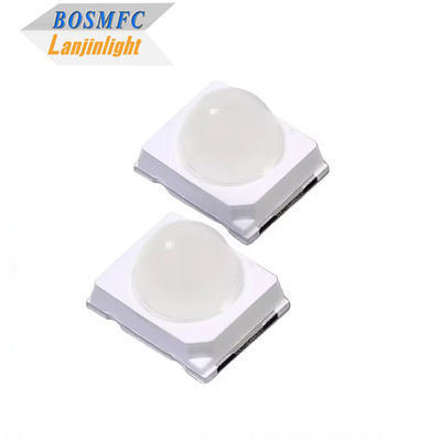 0.2W 0.5W 2835 SMD Led Chip Dome Lens 15 30 60 90 Degree , Supper Brightness 10000mcd For Traffic Signs