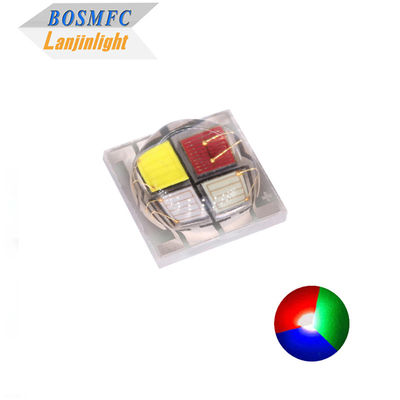 High Power 5050 RGBW SMD LED With Ceramic Base 4*1W &amp; 4*3W Configuration 6000K White Light