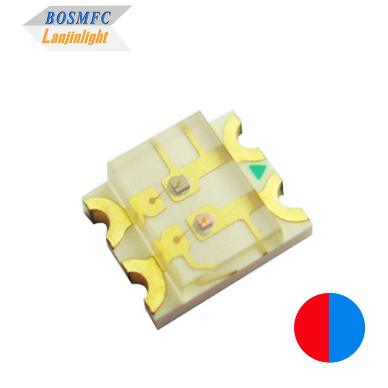 Dual Color 1206 SMD LED Surface Mount 3216 Red &amp; Blue Light chips