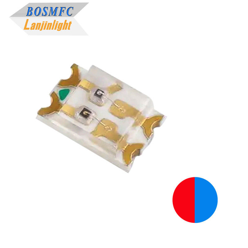Bi Color SMD LED 0805 Red &amp; Blue dual Colors 0.06W Ultra Bright chips