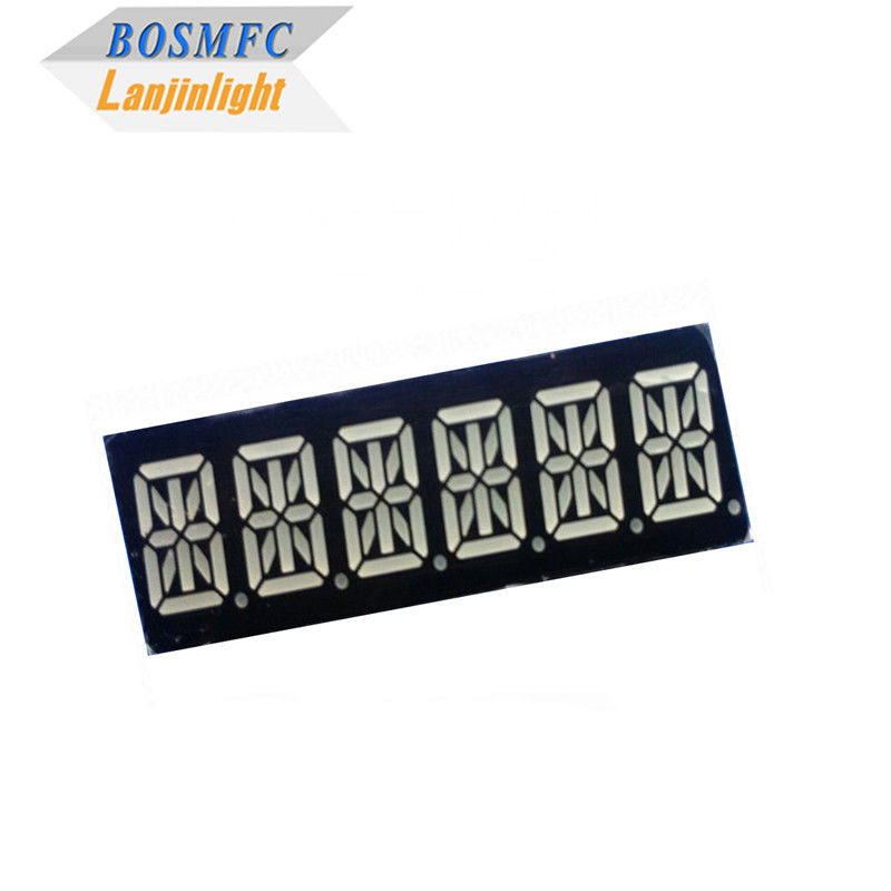 0.39&quot; 16 segment LED Display 6 Digits Super Red Color 49x15x8mm
