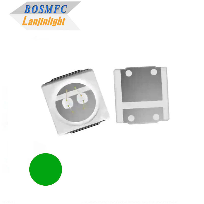 Durable 2w 3030 SMD LED Chip Green Color For Traffic Lights