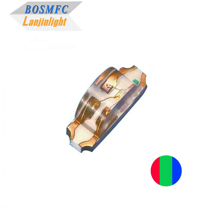 Side View 1206 RGB SMD LED 1.5T 2.0T Right Angle Side Mount 1204 Tri Color light