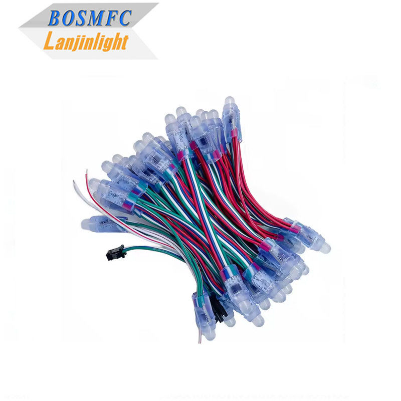 Factory Full Color Programmable DC5V WS2811  RGB Pixel Light String Waterproof IP68 9mm 12mm Led String