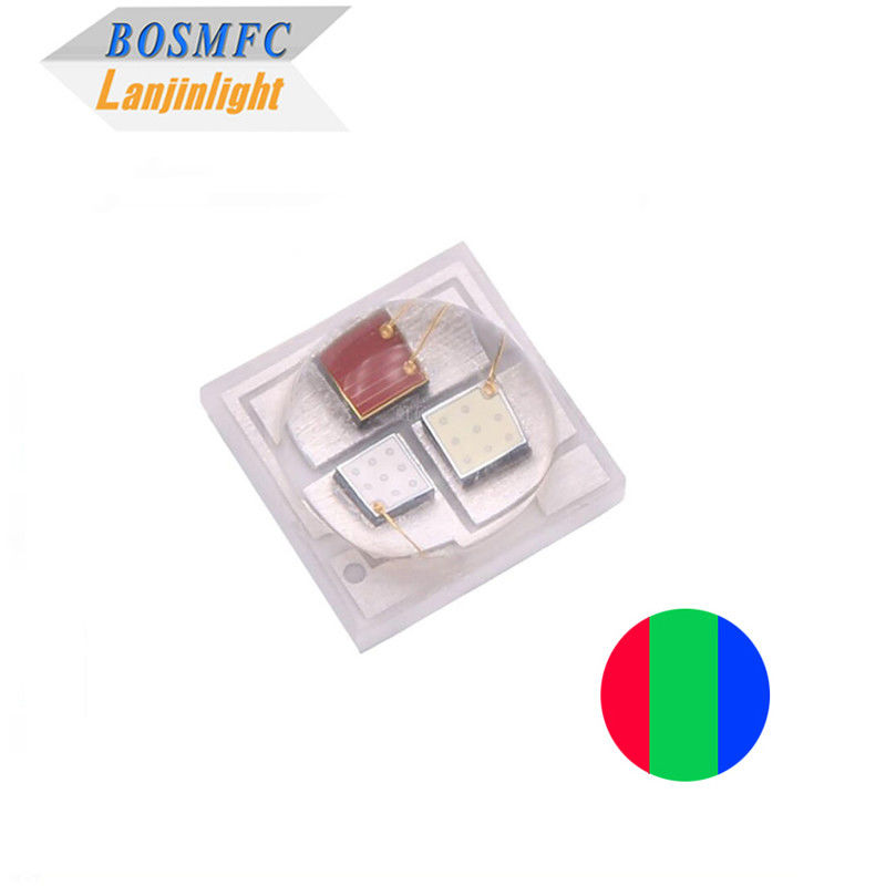 3W 3535 RGB LED 120 Degrees Dome Lens 3 In 1 Full Color Ceramic  High Power SMD LED Factory Sell