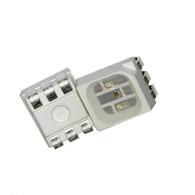 PLCC6 3528 Chip RGB LED , License Plate Indicator Multi Color SMD LED