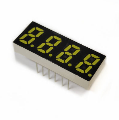 Red Color Four Digit 7 Segment Display 0.56 Inch For LED Indicator