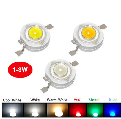 1W 140ml High Power LED Chip Lamp Bead 3W Super White For Flash Light