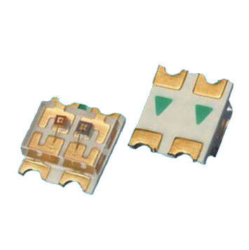 Multiscene SMD LED 1206 Red Yellow Dual Color 120 Degree Viewing Angle