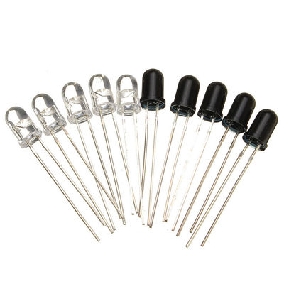 5mm IR LED Chip 850nm 890nm 940nm 980nm Through Hole For Thermometer