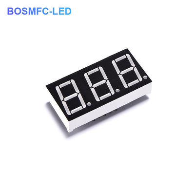 20mA 7 Segment LED Display 3 Digits 0.28 Inch 0.56 Inch Durable