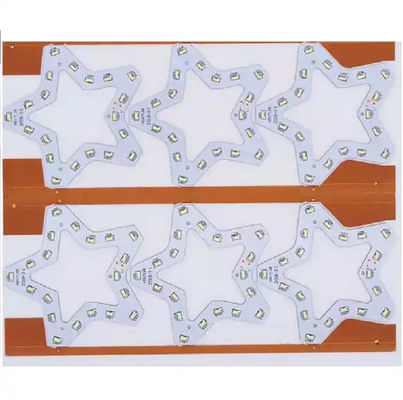 customize star PCB multilayer LED circuit board , FR4 Aluminium PCBA Board with LEDs