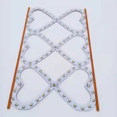 customize star PCB multilayer LED circuit board , FR4 Aluminium PCBA Board with LEDs