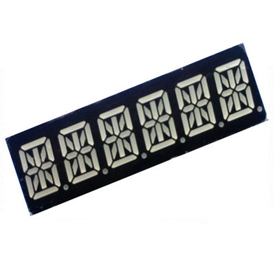 0.39" 16 segment LED Display 6 Digits Super Red Color 49x15x8mm