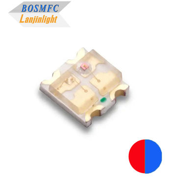 Bi color  0603 SMD led red & blue, Multifunctional 1615 Dual colors Chip LED