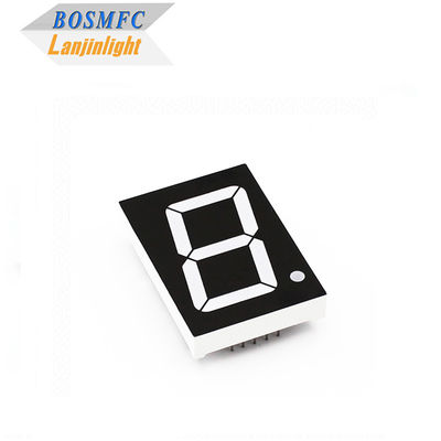 20mA 2.3 Inch Seven Segment Display , Single Digit 7 Seg LED Display