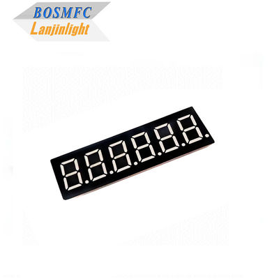 Electronics 7 Segment Display White 0.36 Inch 6 Digits Durable
