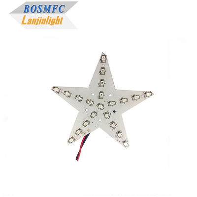 customize star PCB multilayer LED circuit board , FR4 Aluminium PCBA Board with LEDs