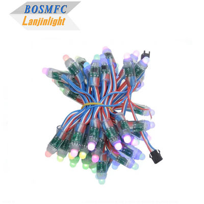 Factory Full Color Programmable DC5V WS2811  RGB Pixel Light String Waterproof IP68 9mm 12mm Led String