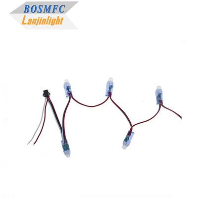 RGB Full Color Pixel Waterproof WS2811 Pixels Digital Addressable LED Globe String Lights 12mm DC 5V