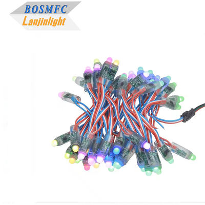 WS2811 Diffused Digital RGB LED String Lights Pixel Light 12mm Round Individually Addressable