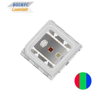 1.5W 5050 RGB LED dome lens high power tri-color LED chip 3 * 0.5W